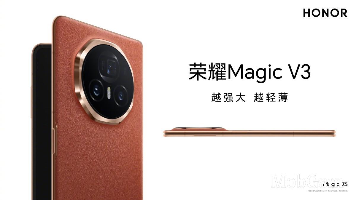 Honor showcases Magic V3 and its extremely thin body