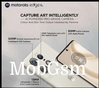 Motorola Edge 50 Pro Vanilla Cream version