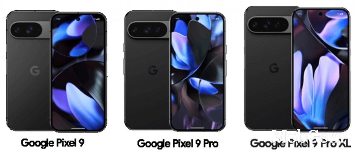 Google Pixel 9 trio leaks in new renders