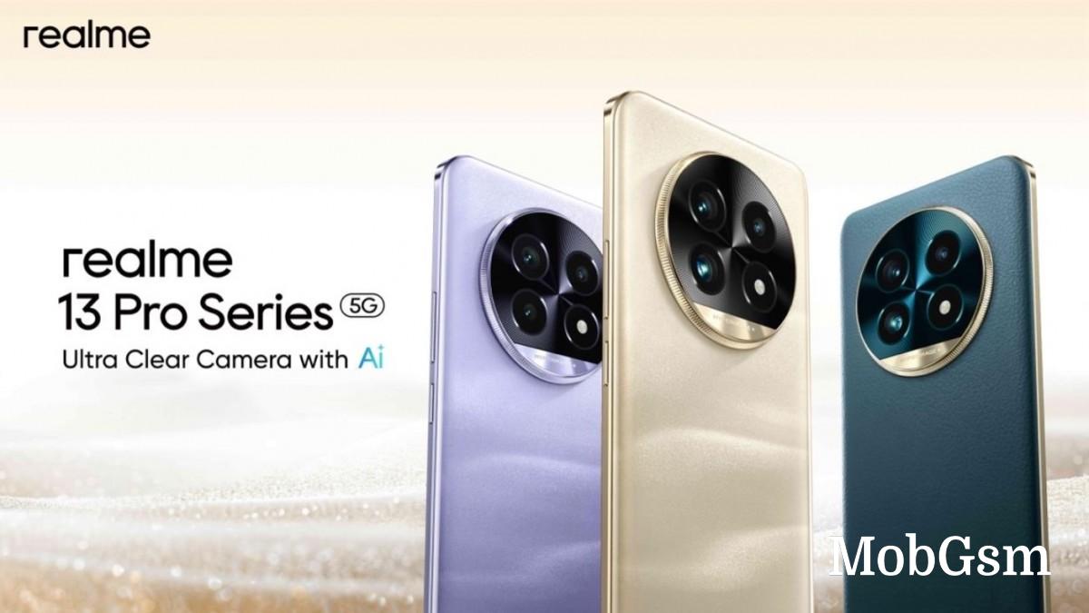 Realme 13 Pro and Realme 13 Pro+ debut with Hyperimage+ cameras and SD 7s Gen 2