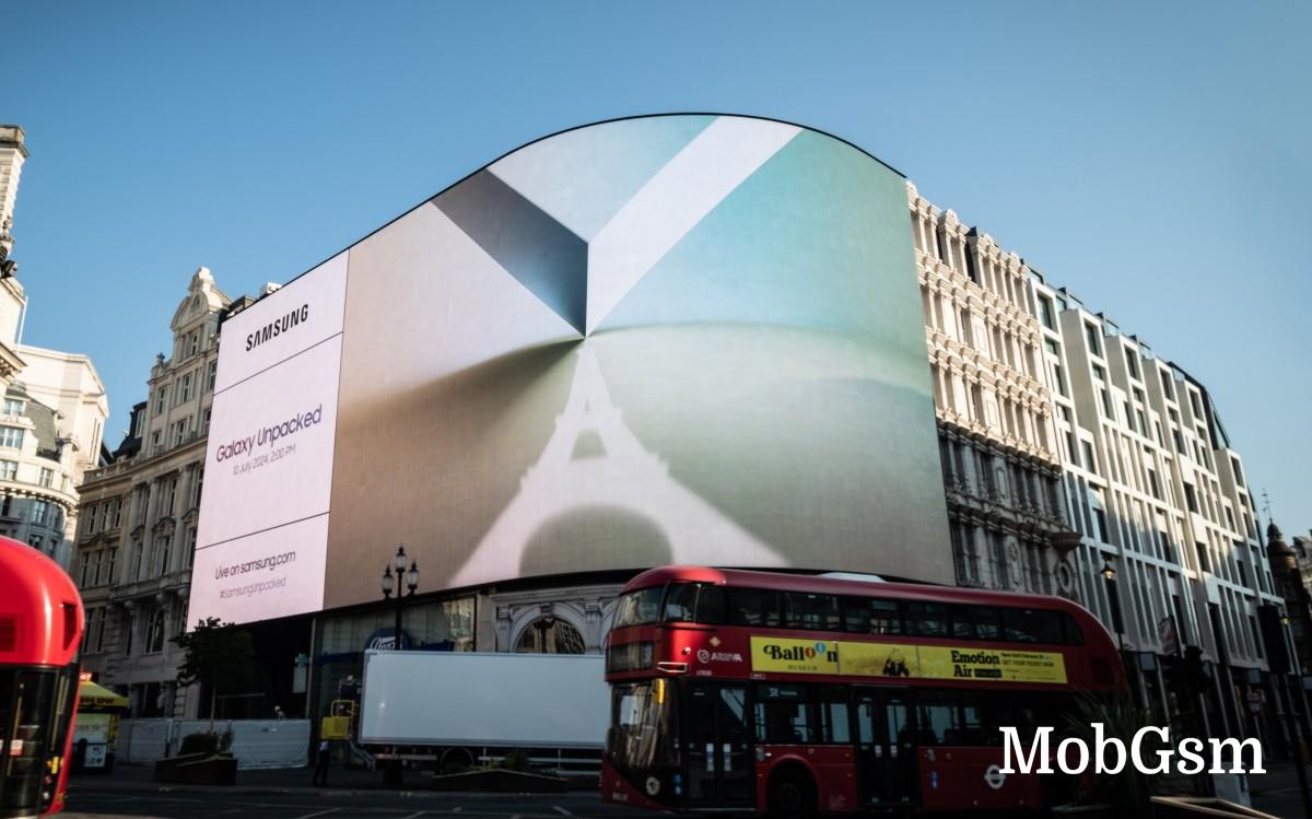 Samsung starts hyping up July 10 Unpacked event with billboards across the globe