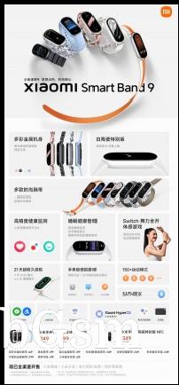 At a glance: Xiaomi Band 9