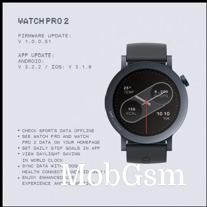 CMF Watch Pro 2 changelog (firmware v1.0.0.51)