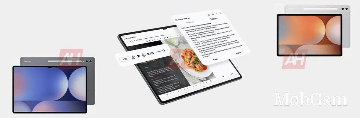 Samsung Galaxy Tab S10+ and S10 Ultra shown in leaked promo image