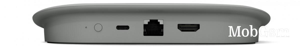 The Google TV Streamer has an on-board HDMI 2.1 port and a gigabit Ethernet jack