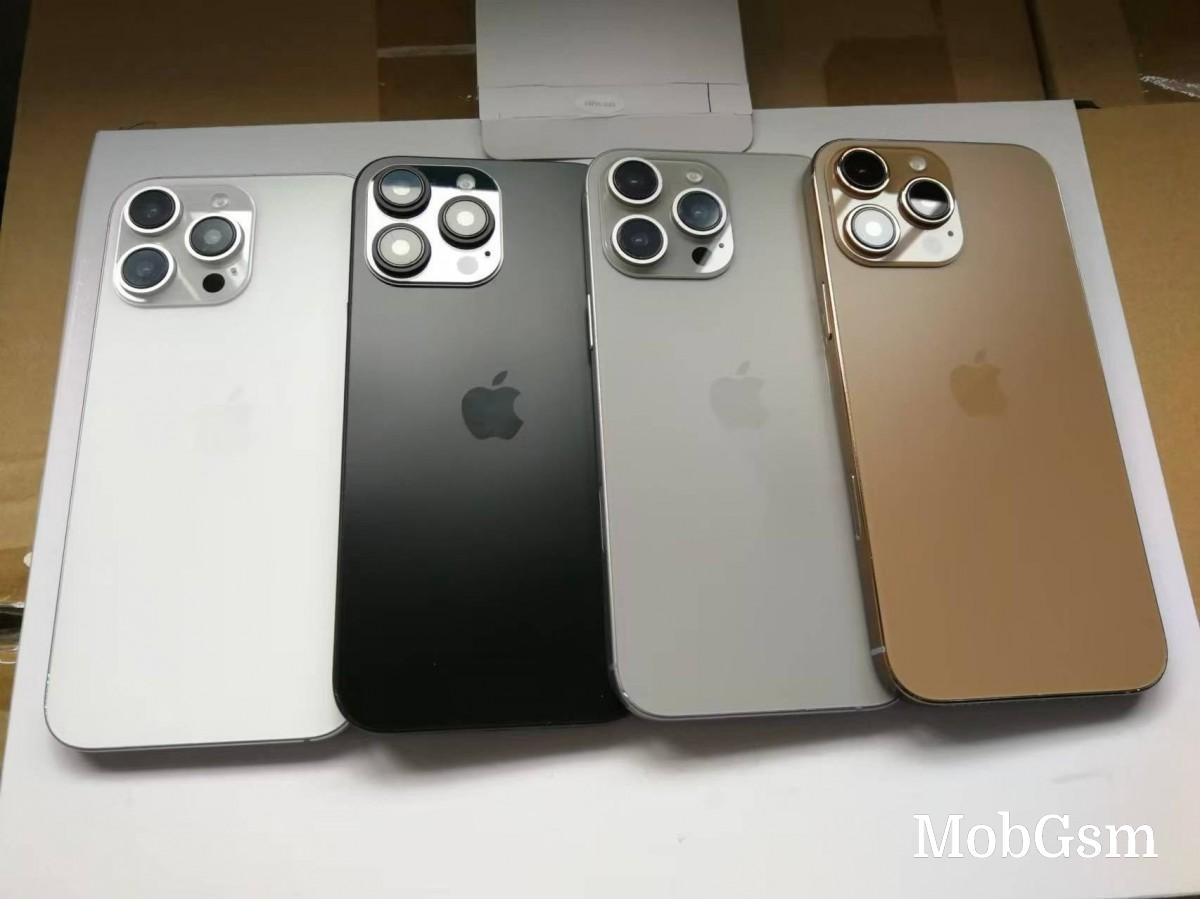 iPhone 16 Pro Max dummies leak again, this time showing the mysterious fourth color