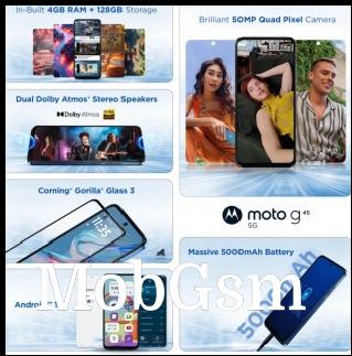 Moto G45 5G key specs