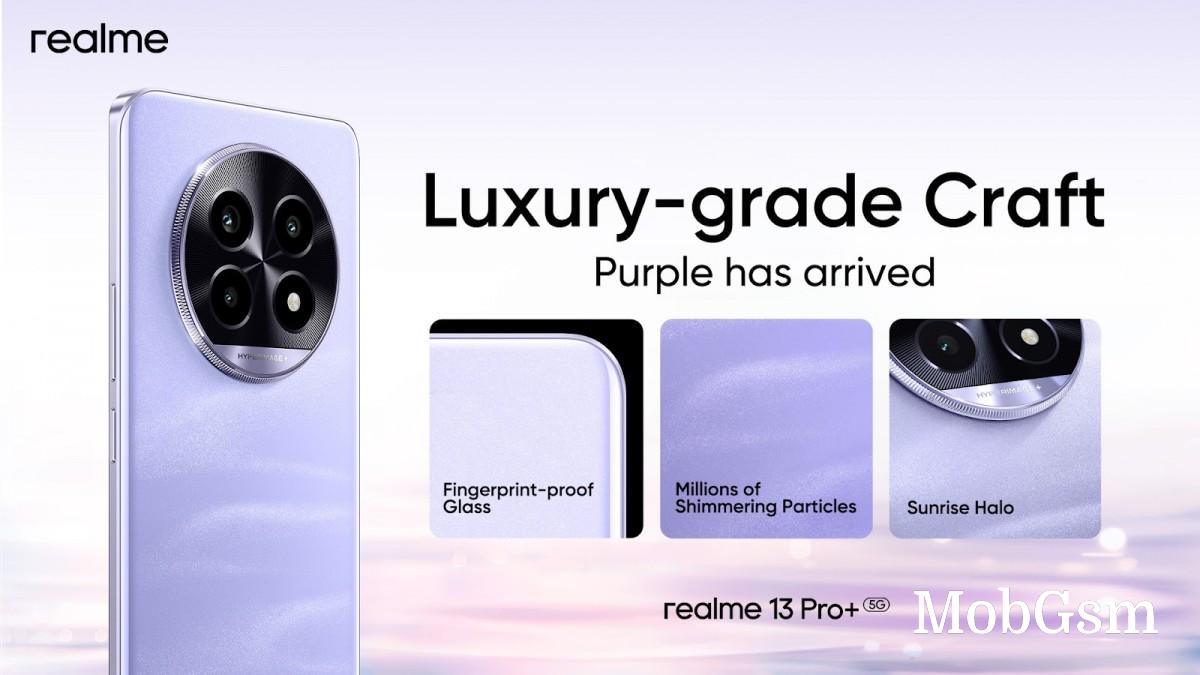 Realme 13 Pro+ gets a new color in India