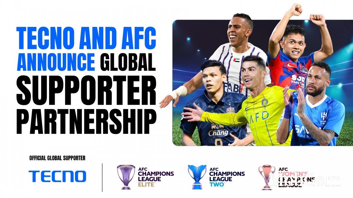 Tecno signs on as Official Global Supporter of the Asian Football Confederation