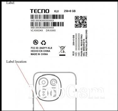 Tecno Spark 30 5G at the FCC