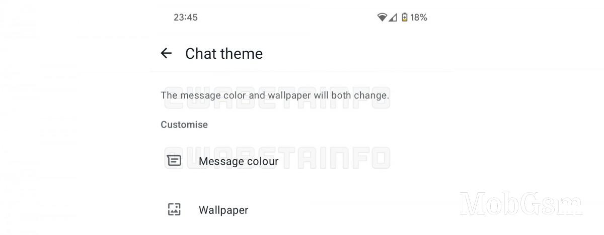 WhatsApp is preparing to add chat themes