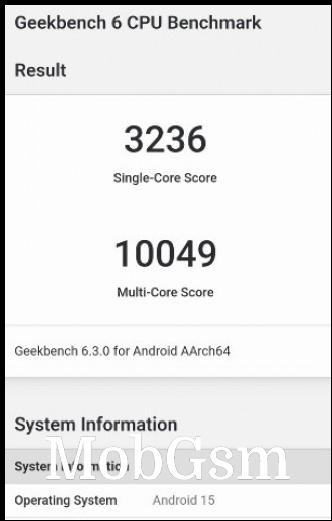 OnePlus 13 with Snapdragon 8 Gen 4 on Geekbench