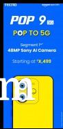 Tecno Pop 9 5G