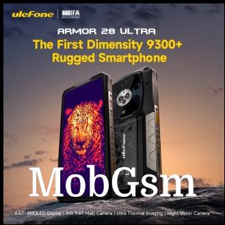 The Ulefone Armor 28 Ultra Thermal Variant is the first rugged phone with Dimensity 9300+