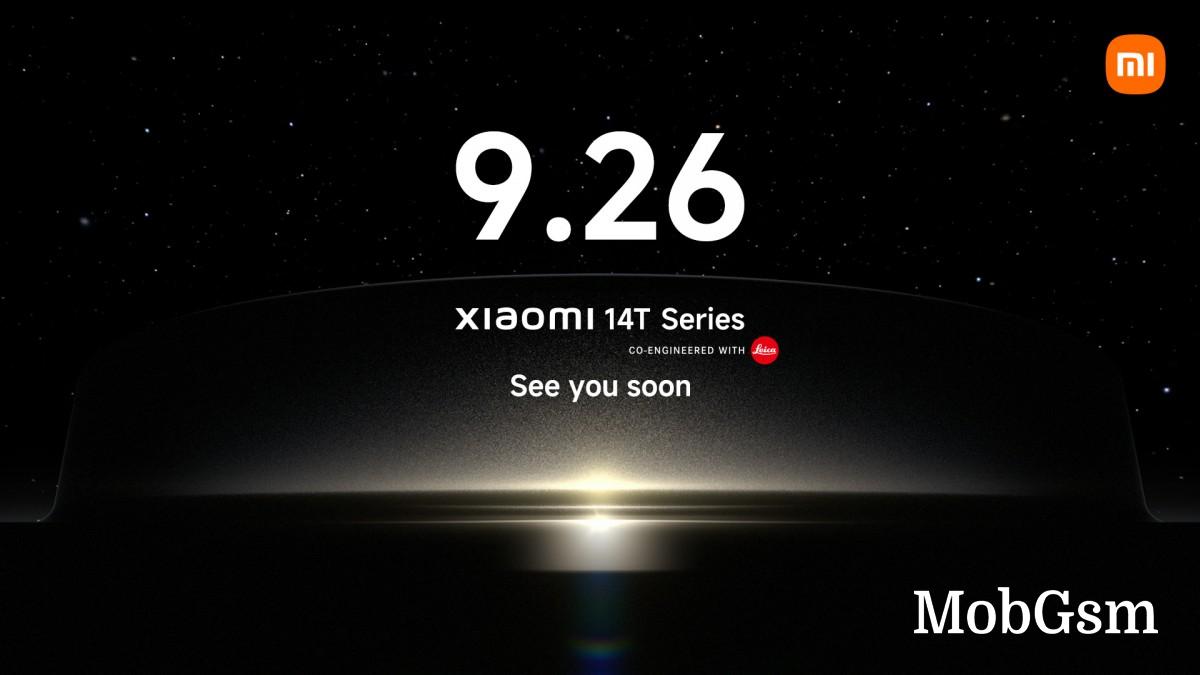 Mark your calendars, Xiaomi 14T series launch date confirmed