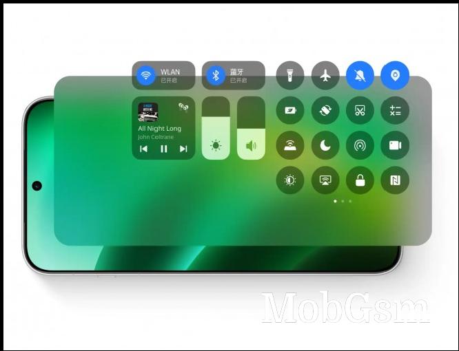 ColorOS 15 has a new control center