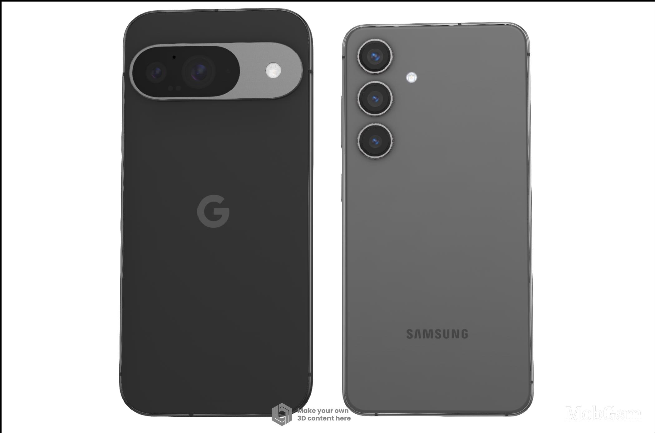 Google Pixel 9 vs. Samsung Galaxy S24