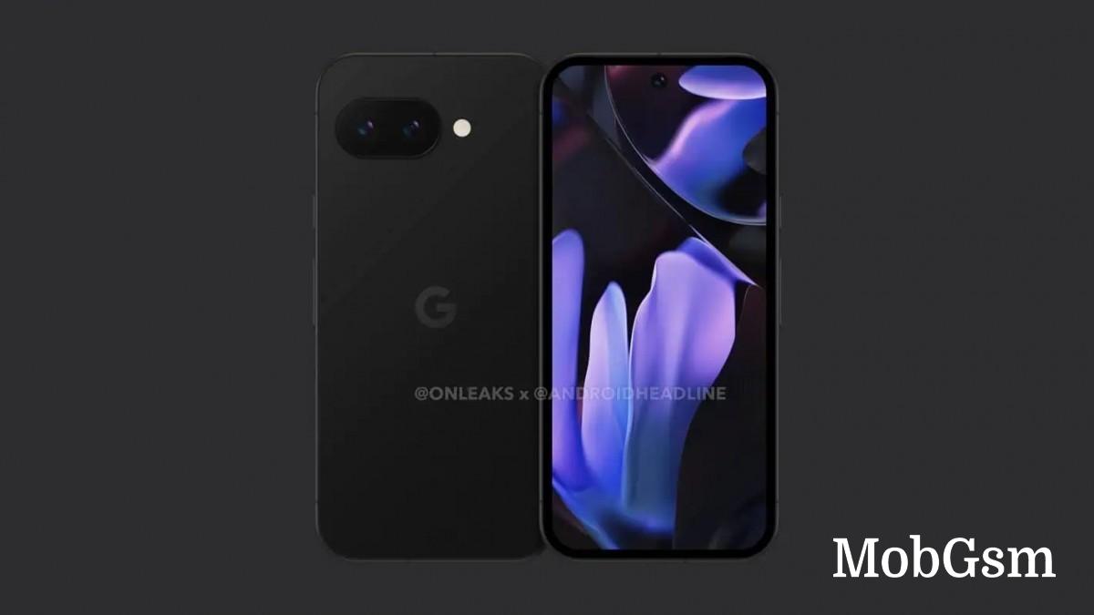 Google Pixel 9a leaked CAD-based render