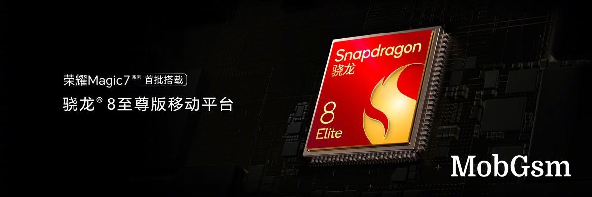 Both Magic7 phones are powered by the Snapdragon 8 Elite