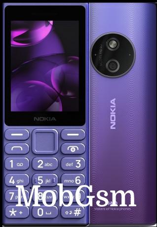 Nokia 110 4G (2024) in Titanium and Blue