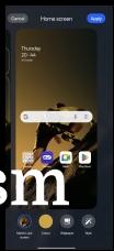 Homescreen customization