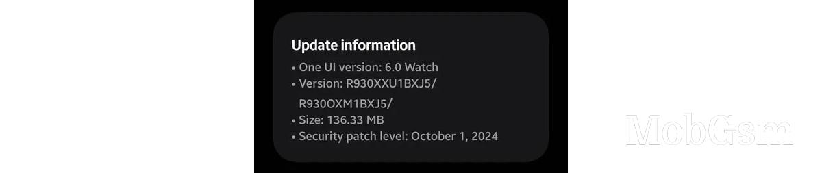 Samsung Galaxy Watch6 is now receiving One UI 6 Watch based on Wear OS 5