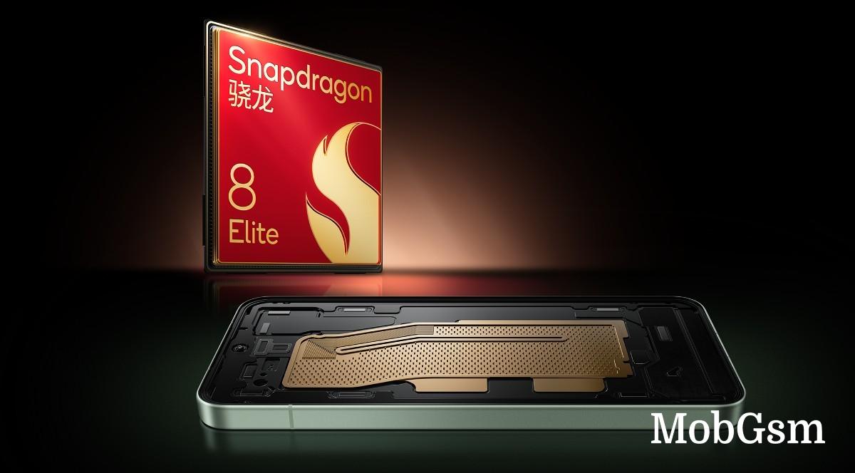 Snapdragon 8 Elite with a large vapor chamber for cooling