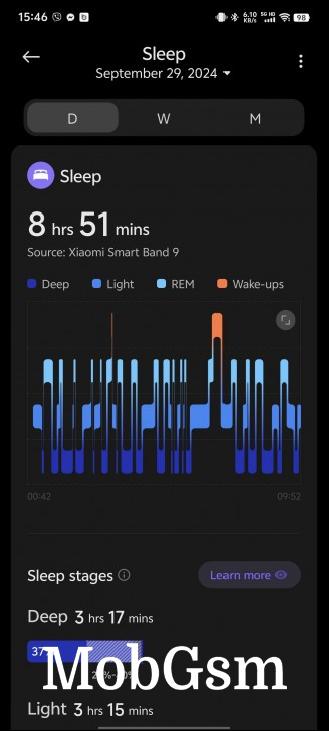 Sleep tracking