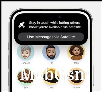 Two-way satellite messaging on iOS 18