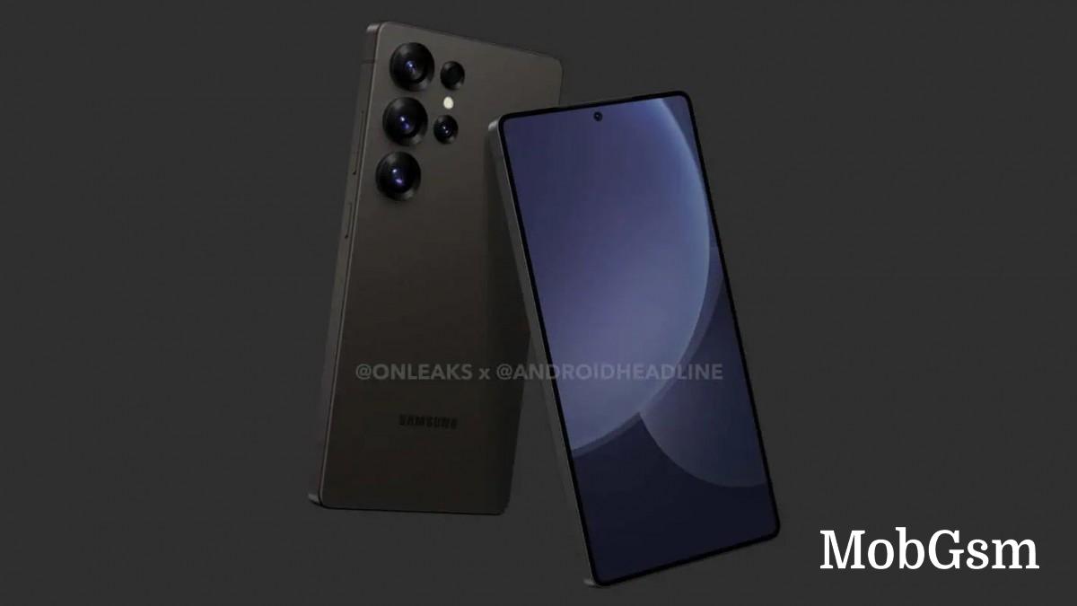 Galaxy S25 Ultra leaked renders