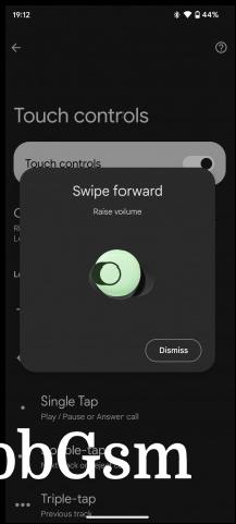 Touch controls