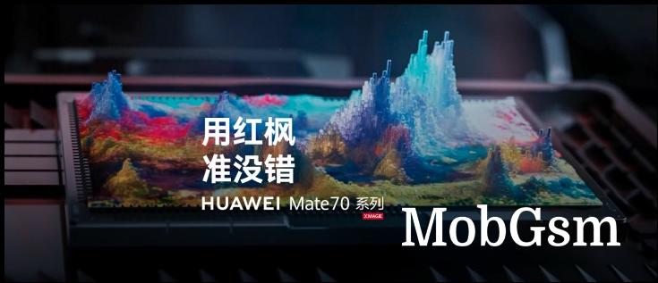 Huawei teases spectral image sensor for Mate 70 series