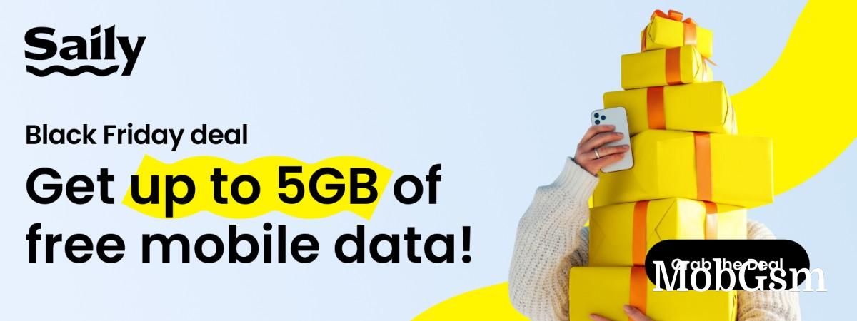 Saily eSIM Black Friday Deal: Get up to 5GB for free