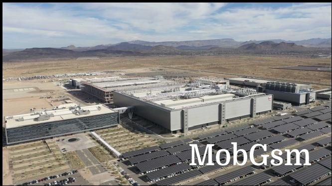 TSMC semiconductor manufacturing fab site in Phoenix, Arizona