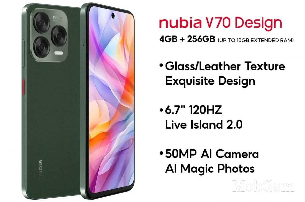 nubia V70 Design