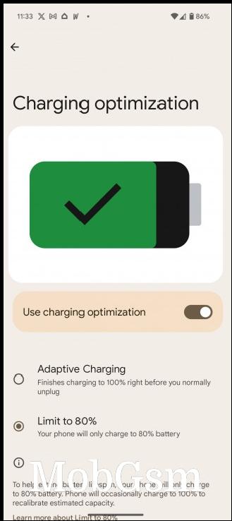 Enabling the battery charge limit and bypass