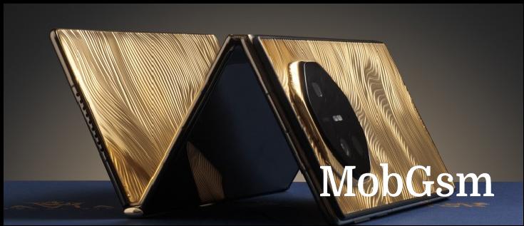 Caviar unveils Huawei Mate XT Ultimate with an 18k gold body weighing about 1 kg, costs over $100k