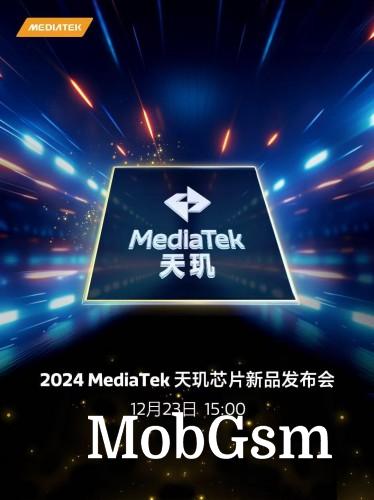 MediaTek set to introduce new Dimensity chips on December 23