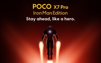 Poco X7 Pro Iron Man Edition's launch date and design revealed