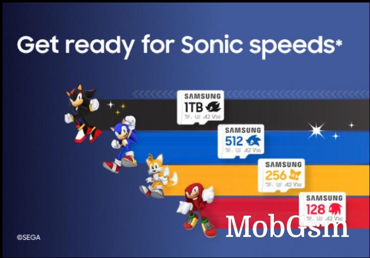 Samsung announces highly durable microSD cards based on Sonic characters