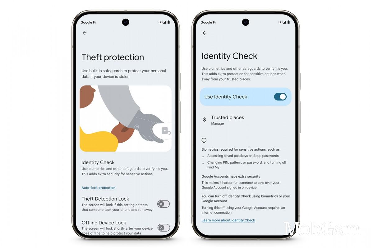 Google Identity Check will help protect your accounts in case of device theft