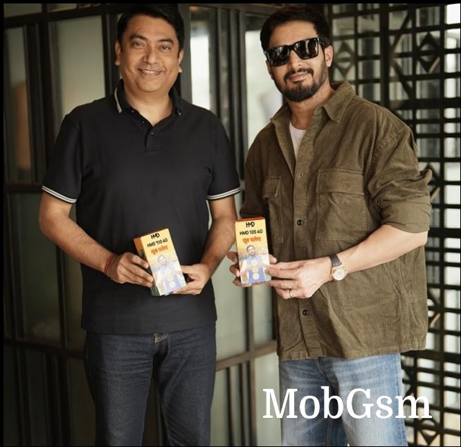 Bollywood actor Jimmy Shergill on the right