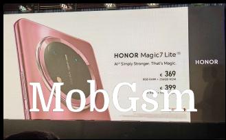 The Honor Magic7 Pro and Magic7 Lite prices