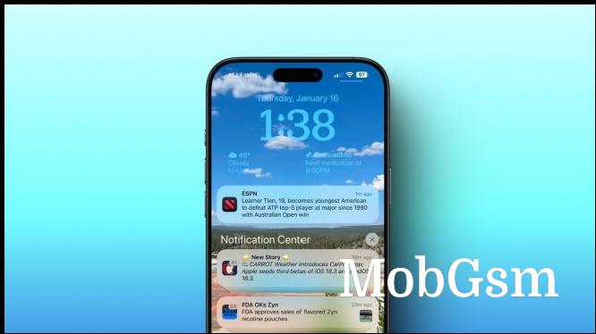 Updated Notification Summaries on iOS 18.3 Beta 3 (credit: MacRumors)