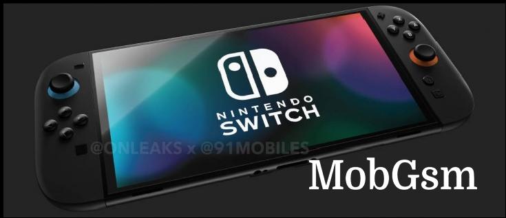 Nintendo Switch 2 renders show a familiar but upscaled design with an 8.4" display