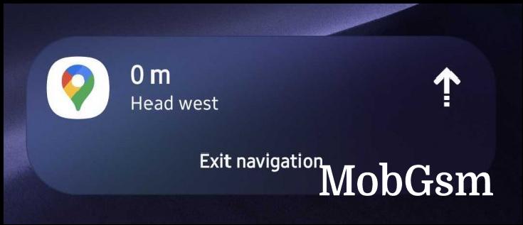 One UI 7 Now Bar gains Google Maps support