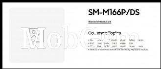 Samsung Galaxy M16 support page