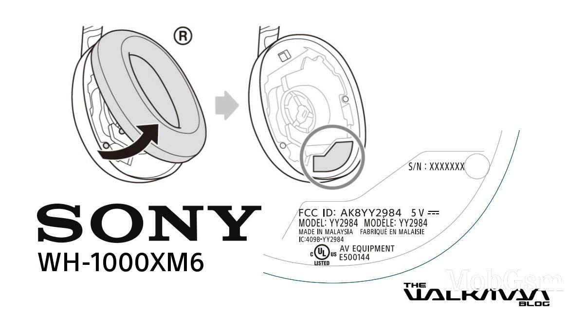 Sony WH-1000XM6 noise canceling headphones pass through the FCC