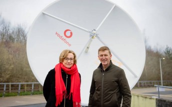 Vodafone does the first video call over satellite that uses a regular cellphone
