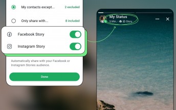 WhatsApp will let you automatically post a Status as an Instagram or Facebook Story